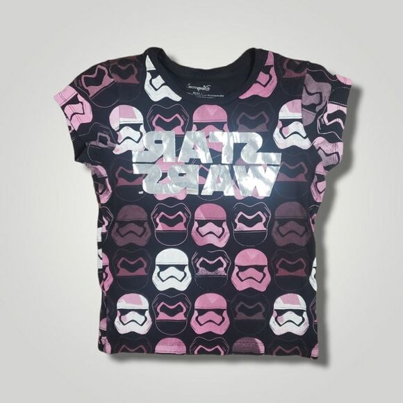 DISNEY STAR WARS Graphic T-Shirt Storm Troopers Black short sleeve L 10 … - Picture 3 of 5